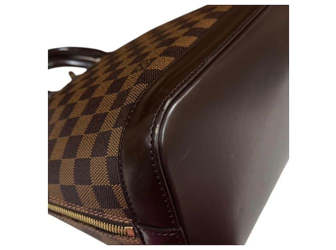 Borsa Louis Vuitton Alma Damier Marrone - vista 7