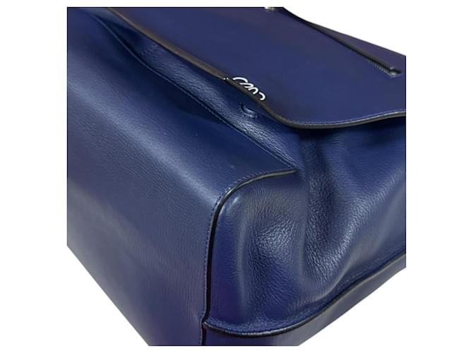 Borsa a tracolla Anton Loewe Blu navy - vista 11