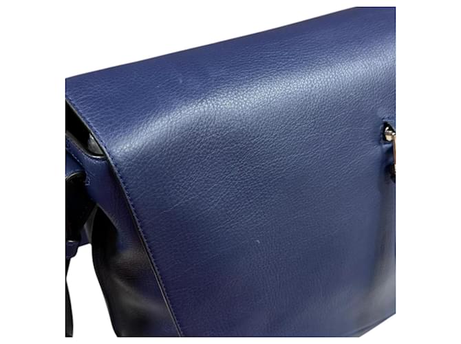 Borsa a tracolla Anton Loewe Blu navy - vista 13