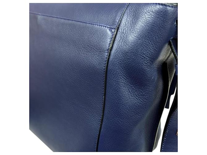 Borsa a tracolla Anton Loewe Blu navy - vista 15