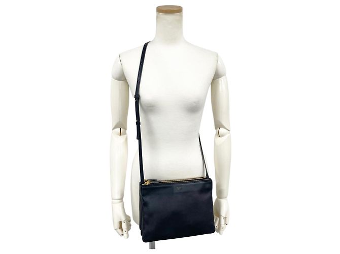 Céline Borsa a Spalla Celine Trio Large Nero - vista 13