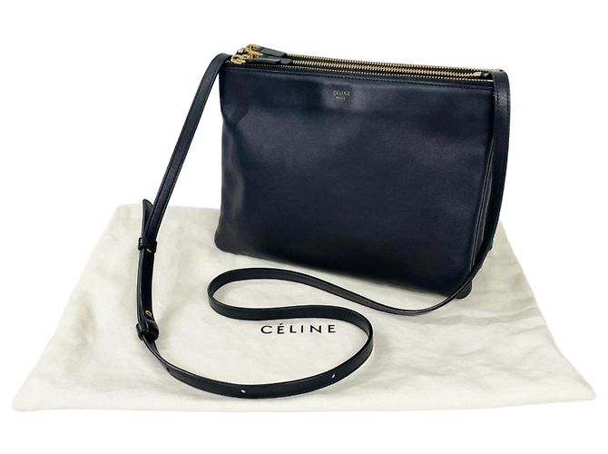 Céline Borsa a Spalla Celine Trio Large Nero - vista 14