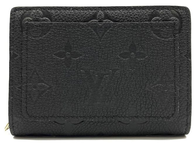 Louis Vuitton Portefeuille Claire Bi-fold Portemonnaie Schwarz Monogramm - Ansicht 2