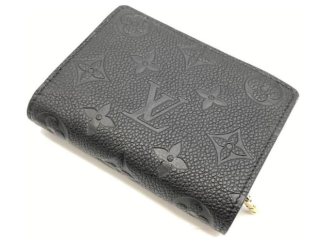 Louis Vuitton Portefeuille Claire Bi-fold Portemonnaie Schwarz Monogramm - Ansicht 3