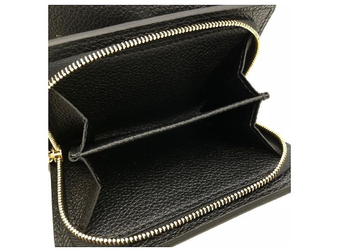 Louis Vuitton Portefeuille Claire Bi-fold Portemonnaie Schwarz Monogramm - Ansicht 5