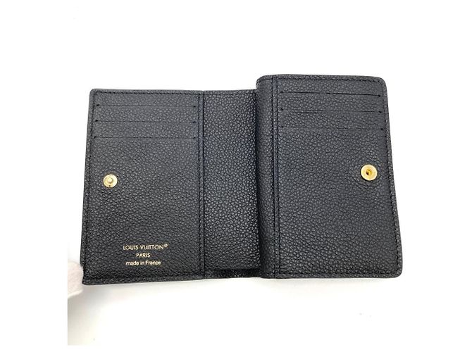 Louis Vuitton Portefeuille Claire Bi-fold Portemonnaie Schwarz Monogramm - Ansicht 6
