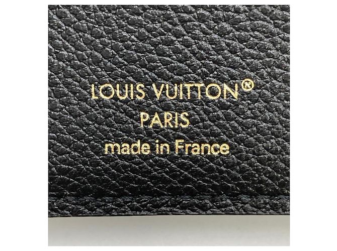 Louis Vuitton Portefeuille Claire Bi-fold Portemonnaie Schwarz Monogramm - Ansicht 7
