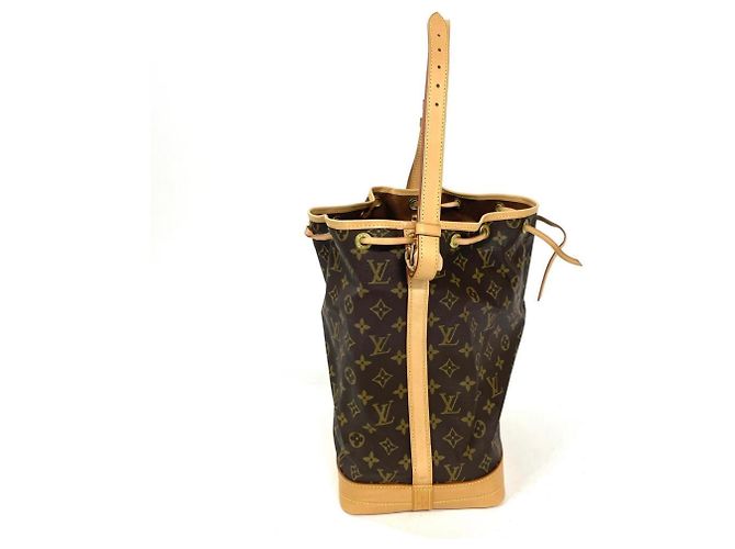 Borsa a Spalla Louis Vuitton Noe Marrone Monogramma - vista 2