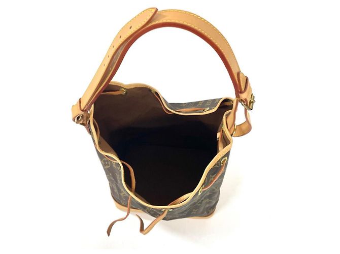 Borsa a Spalla Louis Vuitton Noe Marrone Monogramma - vista 5
