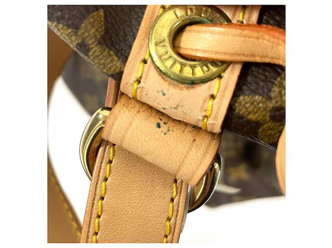Borsa a Spalla Louis Vuitton Noe Marrone Monogramma - vista 7