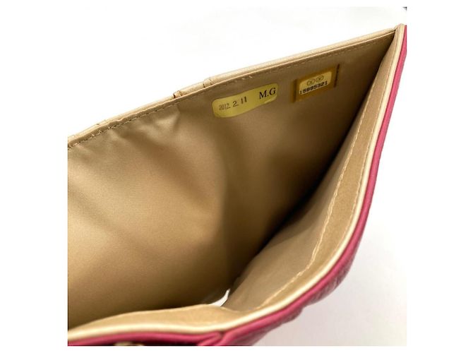 Chanel Coco Mark Camellia Bi-fold Wallet Schwarz Pink - Ansicht 11