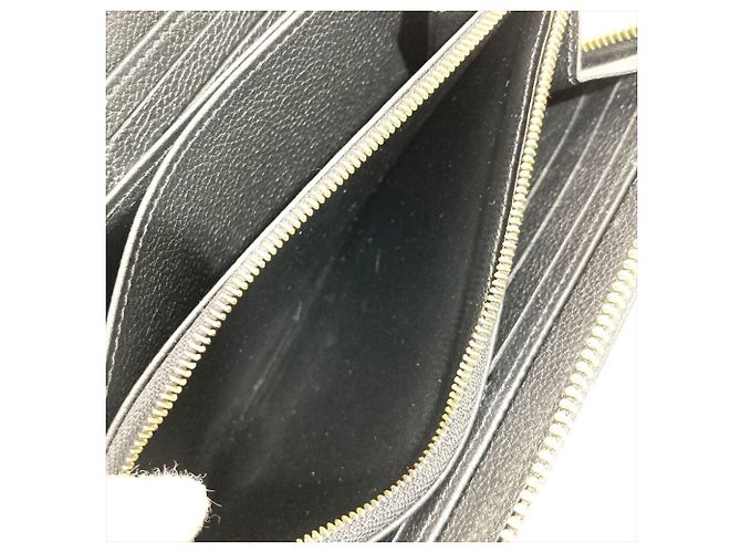 Louis Vuitton Zippy Wallet Long Monogram Empreinte Schwarz Mehrfarben Monogramm - Ansicht 7