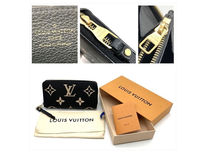 Louis Vuitton Zippy Wallet Long Monogram Empreinte Schwarz Mehrfarben Monogramm - Ansicht 8