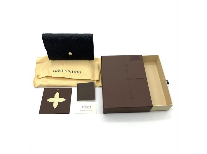 Portafoglio Louis Vuitton Portefeuille Curieuse Compact Pieghevole a Tre Nero Monogramma - vista 10