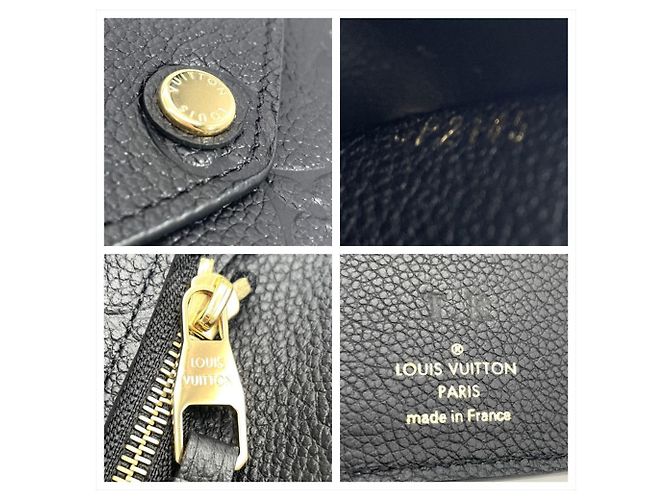 Portafoglio Louis Vuitton Portefeuille Curieuse Compact Pieghevole a Tre Nero Monogramma - vista 9