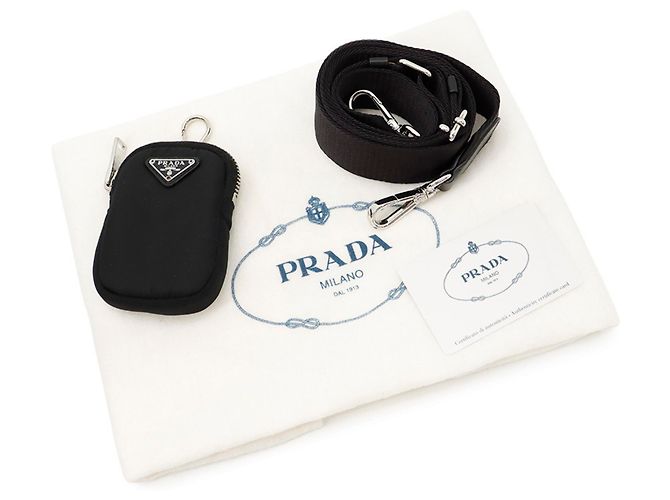 Borsa Tote Prada Small Padded Re-Nylon Nero - vista 17