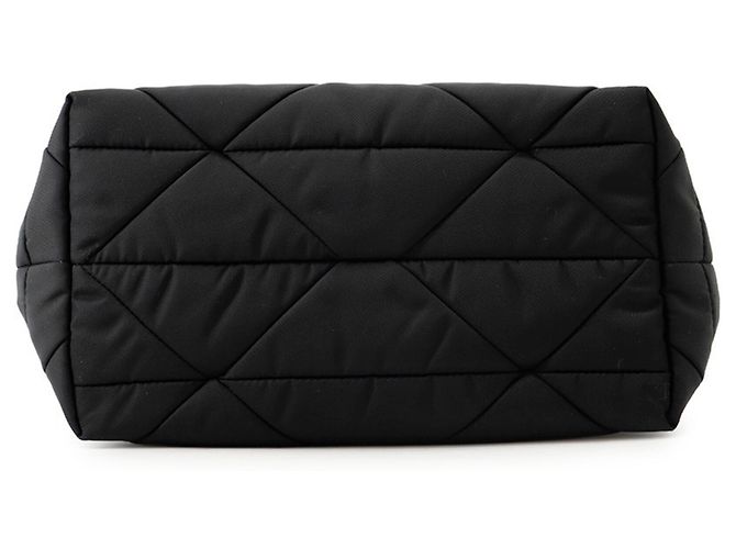 Borsa Tote Prada Small Padded Re-Nylon Nero - vista 3