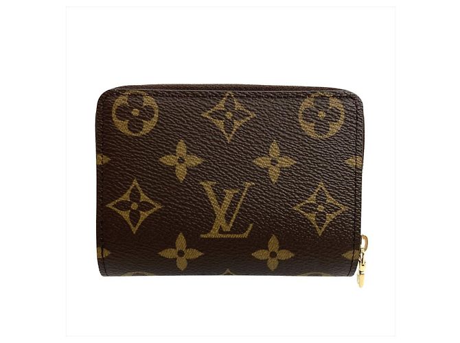 Louis Vuitton Portefeuille Lou Cartera Bi-fold Castaño Monograma - vista 2