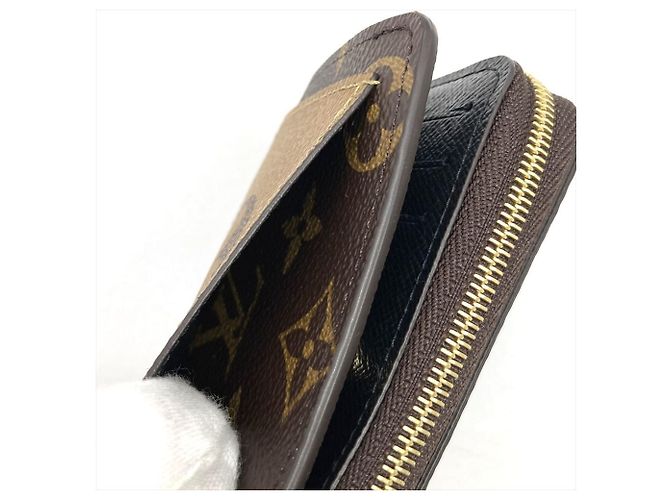 Louis Vuitton Portefeuille Lou Cartera Bi-fold Castaño Monograma - vista 9