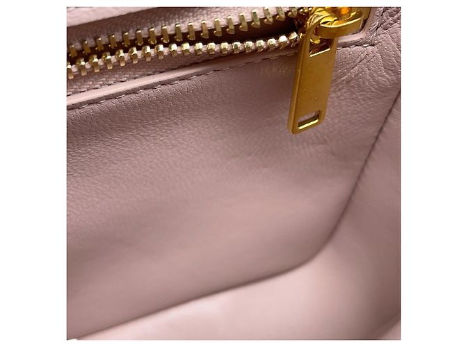 Céline Borsa a tracolla Celine Teen Triomphe in pelle Rosa - vista 12