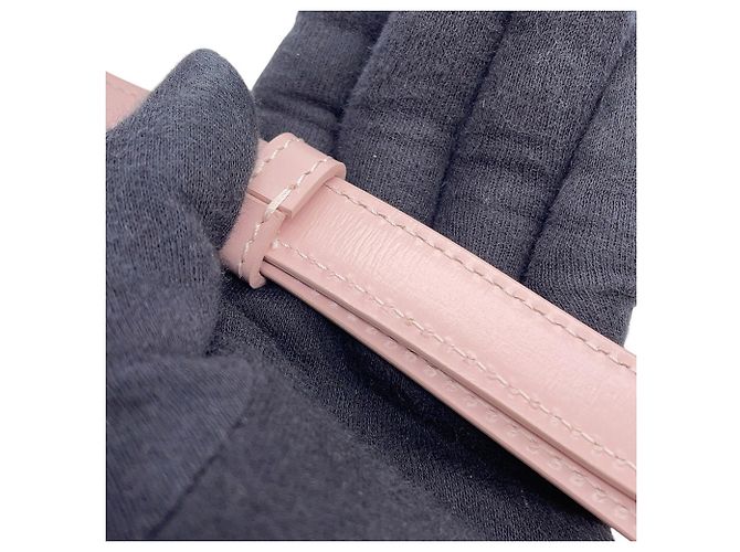 Céline Borsa a tracolla Celine Teen Triomphe in pelle Rosa - vista 14