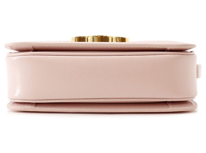 Céline Borsa a tracolla Celine Teen Triomphe in pelle Rosa - vista 3