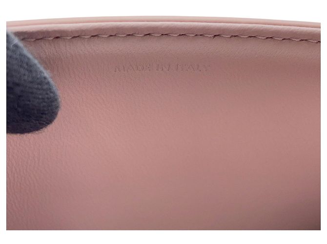 Céline Borsa a tracolla Celine Teen Triomphe in pelle Rosa - vista 7