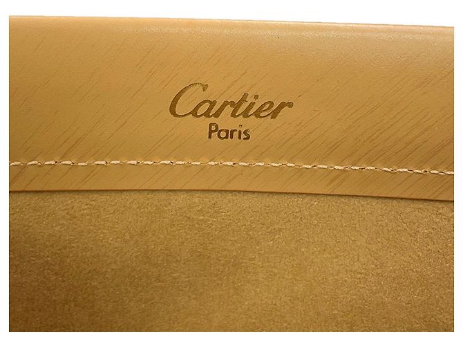 Borsa a mano in pelle Cartier Trinity Beige - vista 13