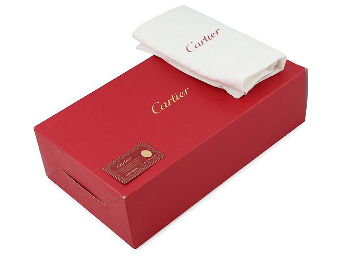 Borsa a mano in pelle Cartier Trinity Beige - vista 15