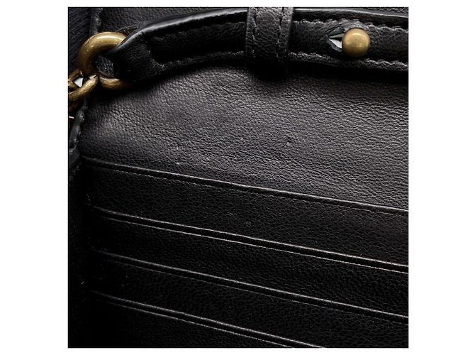 Yves Saint Laurent Chain/Shoulder Wallet Schwarz - Ansicht 16