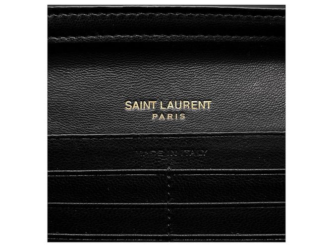 Yves Saint Laurent Chain/Shoulder Wallet Schwarz - Ansicht 17