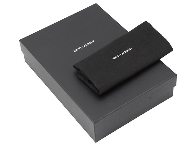 Yves Saint Laurent Chain/Shoulder Wallet Schwarz - Ansicht 18