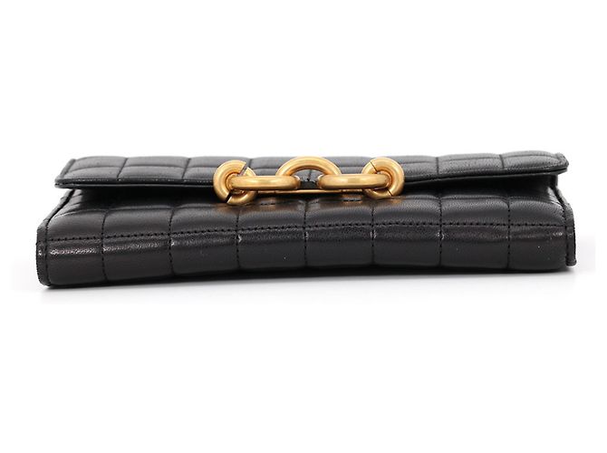 Yves Saint Laurent Chain/Shoulder Wallet Schwarz - Ansicht 3