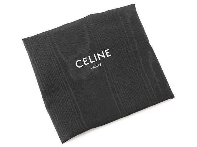 Céline Borsa a tracolla in pelle nera Celine Nero - vista 17
