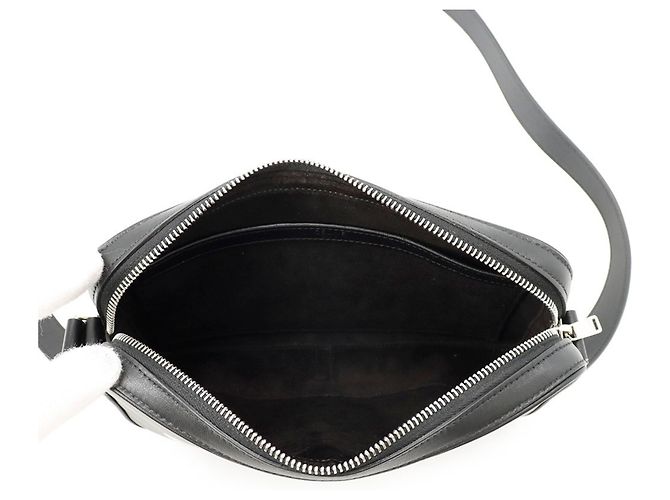 Céline Borsa a tracolla in pelle nera Celine Nero - vista 5