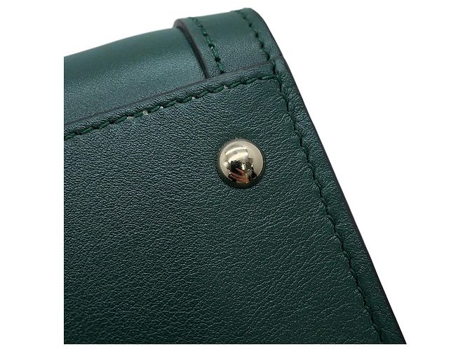 Borsa Tote Gucci Diana Bamboo Medium Verde - vista 12