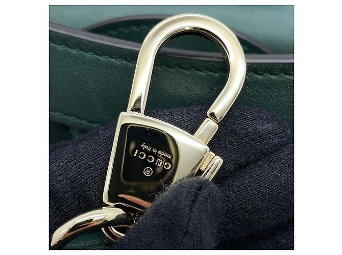 Borsa Tote Gucci Diana Bamboo Medium Verde - vista 15