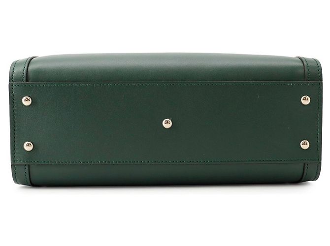Borsa Tote Gucci Diana Bamboo Medium Verde - vista 3