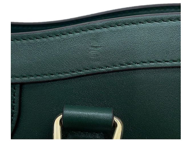 Borsa Tote Gucci Diana Bamboo Medium Verde - vista 7