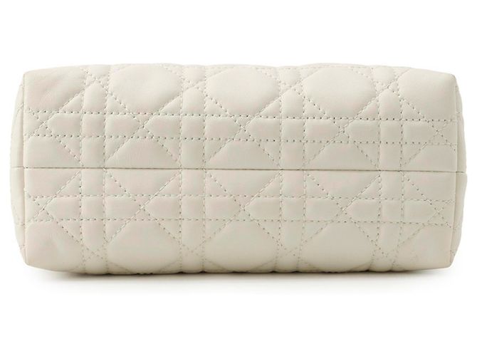 Christian Dior Jolie Mini Handtasche Weiß - Ansicht 3