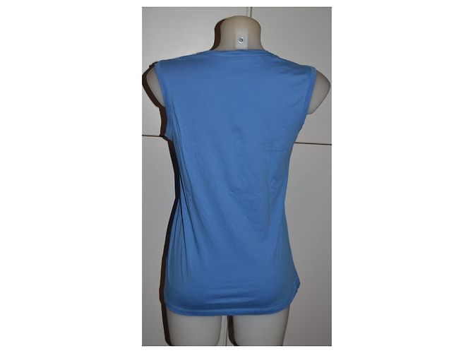 Camiseta Kenzo azul con estampado de palmera - vista 4