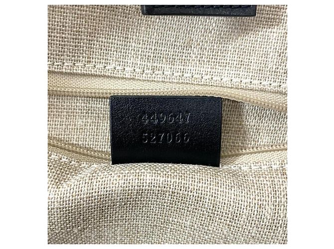 Borsa Tote Gucci Guccissima Nera Nero - vista 7