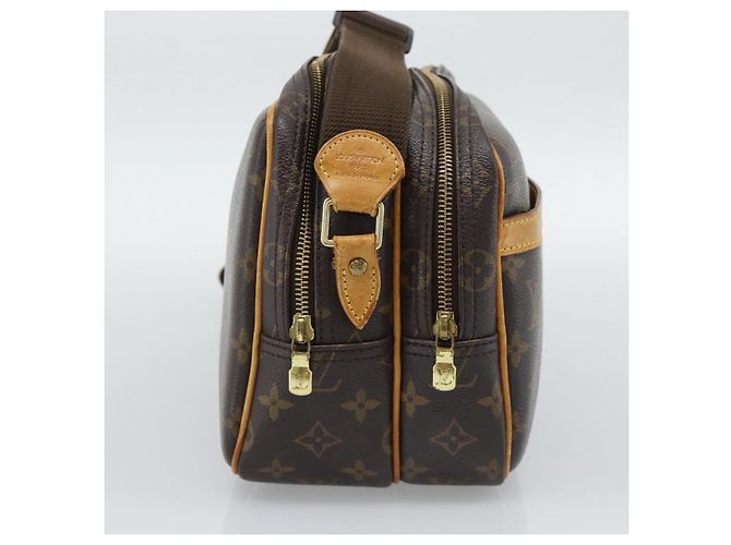 Louis Vuitton Reporter Monogram PM Marrone - vista 3