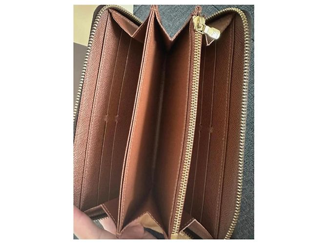 Louis Vuitton Portafoglio Monogram Canvas Marrone - vista 3