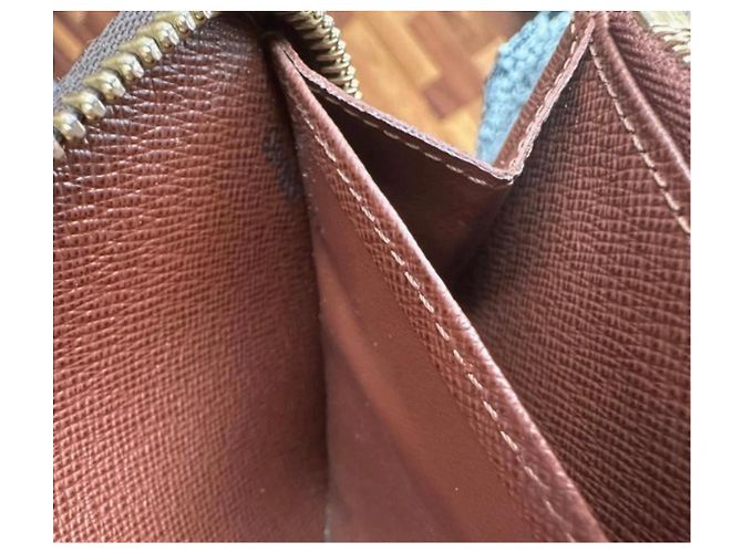 Louis Vuitton Portafoglio Monogram Canvas Marrone - vista 7