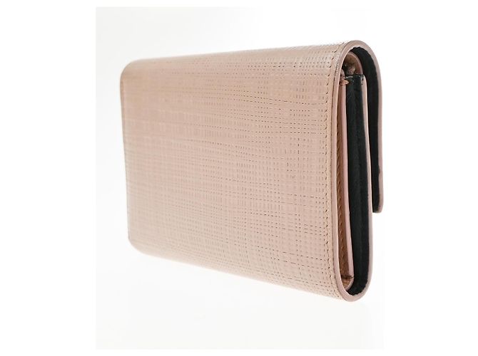 Loewe Anagram Trifold Flap Leather Compact Rosa - vista 4