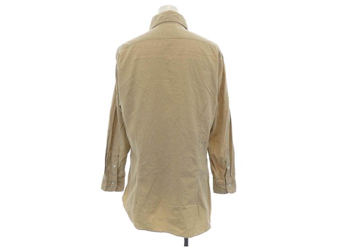 Autre Marque Camicia in cotone Barba Beige - vista 2
