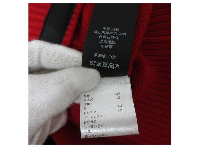 Strickpullover Coach Champion Kollaboration Rot - Ansicht 10