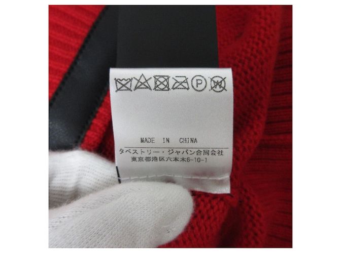 Strickpullover Coach Champion Kollaboration Rot - Ansicht 11