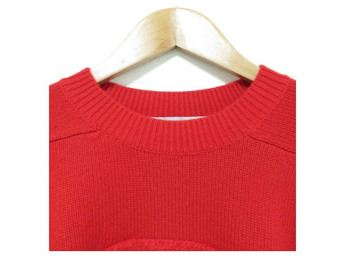 Strickpullover Coach Champion Kollaboration Rot - Ansicht 3